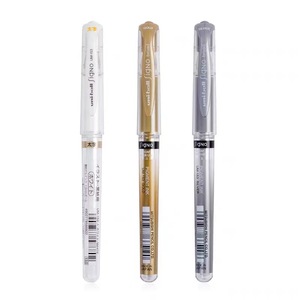 Uni-ball UM 153 signo Bút gel điểm rộng 1.0mm, màu đen/trắng/vàng/bạc - Product Image 1