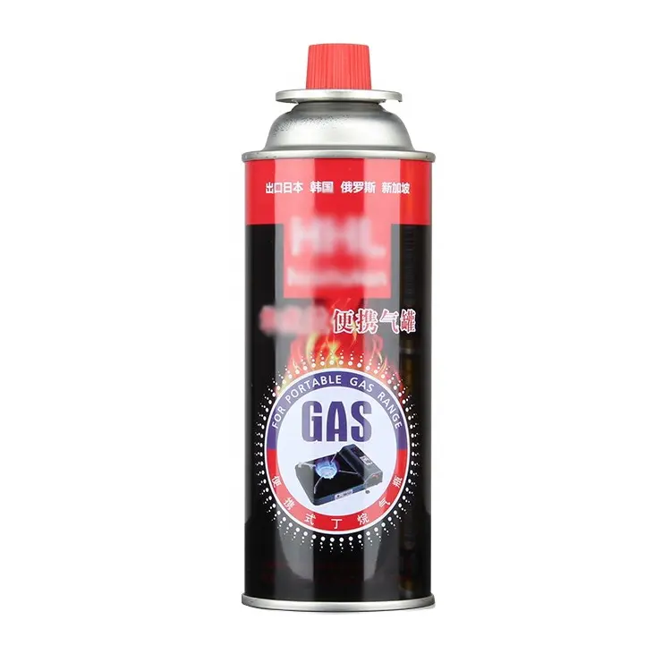 OEM Futen butano vuoto può vendita calda in fabbrica propano 220g 227g butano ricarica Gas campeggio cartucce lattine