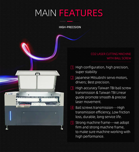 Machine de gravure laser CO2 avec entraînement par vis à billes, livraison rapide depuis l'UE en 7 jours - Product Image 4