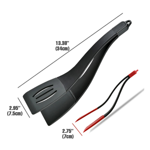 ขายส่ง ตะหลิวซิลิโคน 2 in 1 คุณภาพดี ใช้งานได้จริง ทำความสะอาดง่าย อุปกรณ์ครัวอเนกประสงค์ 2 in 1 สำหรับทำอาหาร - Product Image 4