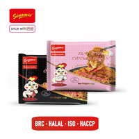 Nouilles coréennes épicées instantanées style Carbonara Cream, en sachet, pour le marché latino-américain, fournisseur en gros