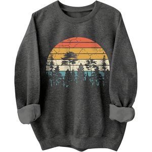 Sweat-shirt personnalisé pour femme, col rond, manches longues, coupe classique, tricoté en mélange de coton, pull décontracté - Product Image 2