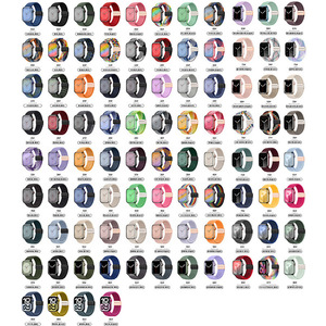 สายนาฬิกาอัจฉริยะรุ่นใหม่สำหรับแอปเปิ้ลวอทช์สายนาฬิกาไนลอนแบบสานหัวแม่เหล็กรุ่น Iwatch45678910 - Product Image 2