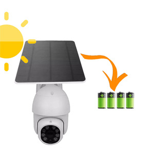 Vente en gros 360 degrés HD Wi-Fi CCTV <span class=keywords><strong>Caméra</strong></span> double sans fil à énergie solaire 5G IP66 étanche Résolution 3MP Carte SD pour une utilisation en <span class=keywords><strong>extérieur</strong></span> - Product Image 2