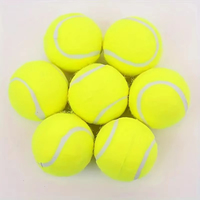 Balles de tennis à haute élasticité pour l'entraînement et la compétition, en caoutchouc extérieur à fibres élastiques pour les exercices et le divertissement