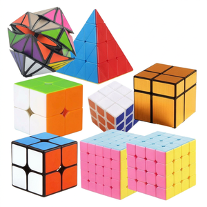 TOYSRUNNER Boîte de rangement portable magnétique pour mini cube de vitesse 3x3x3, jeu de cubes éducatifs, puzzle pour les 8 ans et plus, logo personnalisé, ABS - Product Image 1