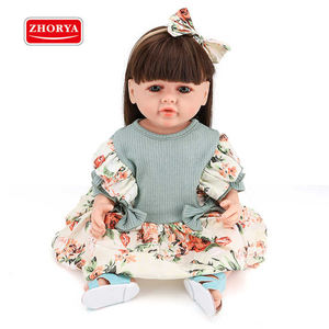 Zhorya Lovely <span class=keywords><strong>Reborn</strong></span> Baby Dolls Cuerpo <span class=keywords><strong>entero</strong></span> <span class=keywords><strong>Silicona</strong></span> 55 CM Simulación realista Girl <span class=keywords><strong>Reborn</strong></span> Doll Realista - Product Image 1