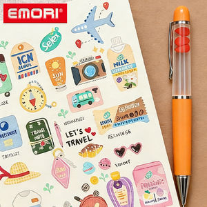 Stylos à bille liquides ABS DIY en gros, stylo à flotteur à huile pour entreprises et événements - Product Image 5