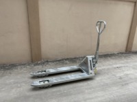 Chariot élévateur manuel hydraulique ICHIMENS, chariot à palettes manuel, 540x1150 mm, capacité de 2,5 tonnes, roues tandem en nylon, cadre galvanisé, argent