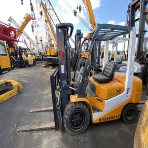 Hot Sale High Quality <b>Used</b> TCM FD30 3 Ton Diesel Forklift with Two Stage Mast & Hydraulic Side Shifter 4WD Solid Tire - Product Image 2