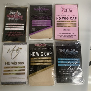 Lot de 2 bonnets de perruque HD ultra-fins et invisibles, avec élastique robuste et respirant, <span class=keywords><strong>pour</strong></span> la confection de perruques - Product Image 3