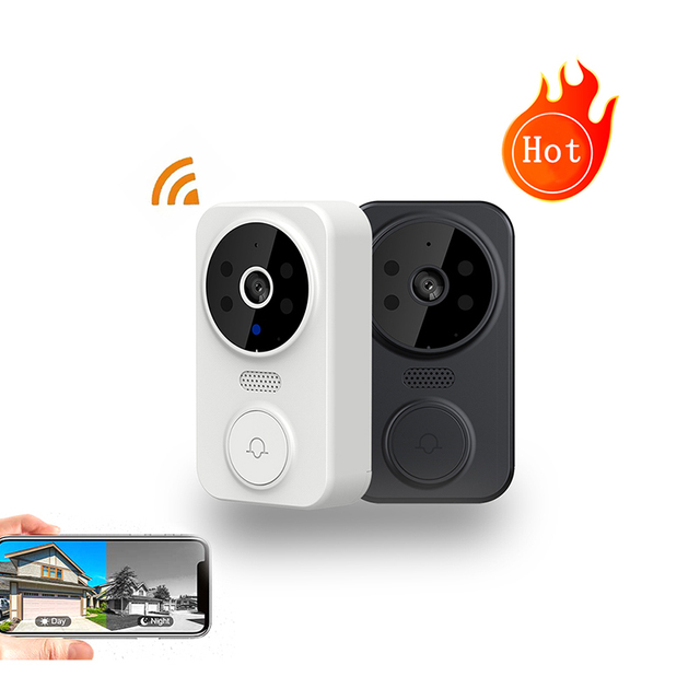LEDEAST M8 Smart Wireless Doorbell for Home Security with Acts As an Alarm Enables Remote Viewing and Communication