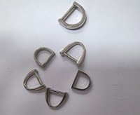 Luxus Light Gold Metall Messing D-Ring Set 10mm-25mm Geschweißte D-Ringe Schiebe gürtels chnalle für Rucksäcke