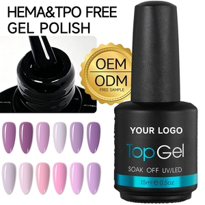 Capa Superior para Uñas de Secado Rápido de 15 ml, Recubrimiento Uniforme Sin Rayas, Gel Sellador Profesional para Arte de Uñas, OEM ODM - Product Image 1