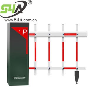S4A, venta al por mayor, seguridad de fábrica, estacionamiento automático DC24V, Motor sin escobillas, puerta de barrera de pluma de tráfico con brazo telescópico de 3-6m - Product Image 5