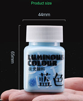Peinture phosphorescente Secolorart 58ml 8 couleurs Peinture acrylique phosphorescente pour la décoration, la peinture artistique