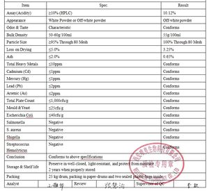Çin Üretici Temizleme Doğrudan Satış Saf Doğal Elma Sirkesi Tozu Gıda Sınıfı Bitkisel Ekstrakt 1kg Varil Toplu - Product Image 4