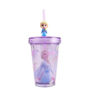 Летняя чашка Disney Olaf taza детская чашка для воды Симпатичные Детские тачки 3D соломенная плавающая чашка
