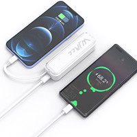 WJACC ETL Certifié Câble Type-C intégré Chargeur mural PD20W Power Bank