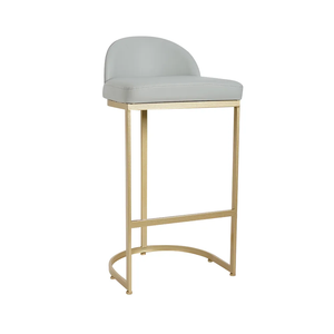 Taburete de Bar Moderno de Cuero, Taburete de <span class=keywords><strong>Barra</strong></span> de Acero Inoxidable <span class=keywords><strong>para</strong></span> <span class=keywords><strong>Cocina</strong></span>, Hogar, Bistro, Muebles, Silla y <span class=keywords><strong>Mesa</strong></span> de Restaurante - Product Image 5