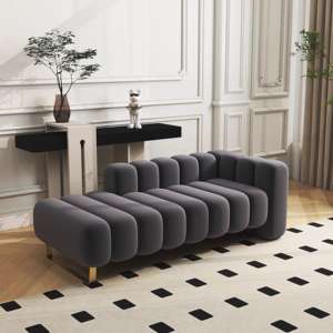 Taburete de Terciopelo de Lujo Nórdico para Pie de Cama, Sofá de Tres Plazas, Moderno, para Dormitorio, Estilo Imperial, Creativo, para Zapatos - Product Image 6