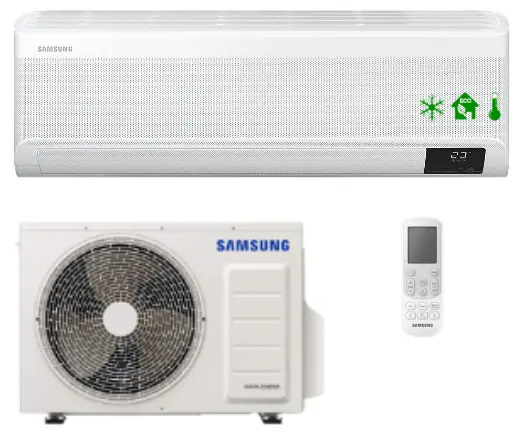 Aux Samsung Cooling Aquecimento Split Wall Ar Condicionado 12000BTU Alta Eficiência Portátil Ar Condicionado