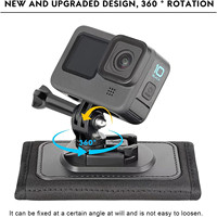 Sangle d'épaule pour sac à dos de caméra d'action avec base rotative à 360° + épaulettes réglables pour GoPro Hero 14 13, randonnée, DJI Osmo 6 5