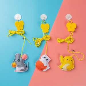 Jouet pour chat rétractable de haute qualité, interactif, auto-animé, suspendu à la porte, jouets pour chatons, jeu automatique, jouet à gratter pour chat, souris - Product Image 2