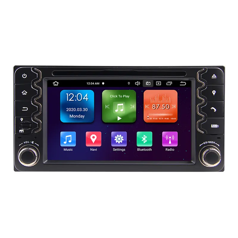 Android 10.0 Octa çekirdek araba radyo GPS oynatıcı 4 + 64GB ile DSP Carplay Toyota için Fit WU6548