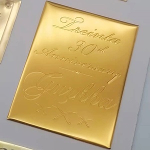 สติกเกอร์โลหะแบบกำหนดเอง ป้ายส่วนตัวสำหรับพาเลทอายแชโดว์ กล่องโลโก้แบรนด์เครื่องสำอาง สำหรับบรรจุภัณฑ์เทียนและงานฝีมือ - Product Image 3