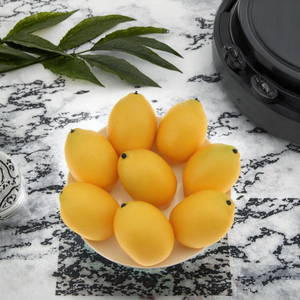 Gresorth - Decoración de Limón Amarillo Artificial Realista Impresa a Medida, Fruta Artificial de Espuma Ligera - Product Image 3