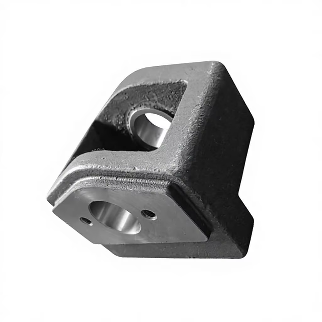 Investment Casting Sand Casting Parts Ductile Iron QT450 Square Pivot Housing MT Inspection Prevent Corner Crack Machinery