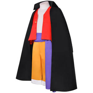 BAIGE-Kimono <span class=keywords><strong>de</strong></span> Anime para Cosplay, disfraz <span class=keywords><strong>de</strong></span> <span class=keywords><strong>Luffy</strong></span> para Halloween, ropa <span class=keywords><strong>de</strong></span> juego <span class=keywords><strong>de</strong></span> rol, uniforme <span class=keywords><strong>de</strong></span> fiesta, capa, traje, Pantalones - Product Image 4