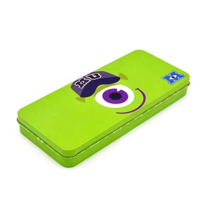 Bán Hot <span class=keywords><strong>Rectangle</strong></span> Shape Kim Loại <span class=keywords><strong>Tin</strong></span> Bút Chì Hộp Đóng Gói Với Bản Lề - Product Image 3