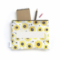 Pochette transparente pour crayons, trousse à stylos visible, conteneur de papeterie portable pour examens, cours, voyages d'affaires, rangement