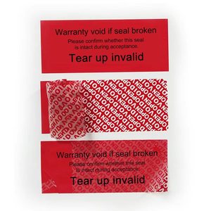 Tamper-proof PET an ninh Băng chống trộm niêm phong băng với logo tùy chỉnh in ấn cho chống hàng giả Hộp bảo vệ - Product Image 2