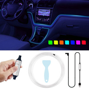 Lemombo Lumière d'ambiance de tableau de bord à commande manuelle pour l'intérieur de la voiture, étanche IP68, 5v, ajustement universel - Product Image 5