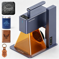 Machine de gravure laser portable LaserPecker LP2 5W pour bois, cuir, pierre, papier, cadeaux personnalisés DIY