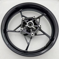 Nouvel ensemble de moyeux de roue avant et arrière renforcés en alliage d'aluminium entièrement forgé pour moto de course Z650 Ninja650