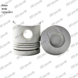 Hot Product M10C Excavator Engine Piston With Pin 13216-2411 For Hino Construction Machinery Engines Repair Parts
