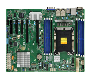 เมนบอร์ดเซิร์ฟเวอร์ MBD-X11SPI-TF ATX พร้อมซ็อกเก็ตเดี่ยว LGA-3647 (SocketP) Intel C622, รองรับ DDR4 จัดส่งรวดเร็ว ราคาดี - Product Image 1
