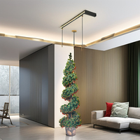 Gros nouveau design arbres à feuilles persistantes en spirale grand bonsaï arbres fruitiers artificiels pour la décoration intérieure