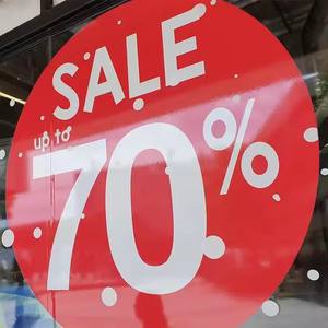 Dekorasyon için yüzde 50'ye kadar çıkarılabilir pencere etiketi - Product Image 1