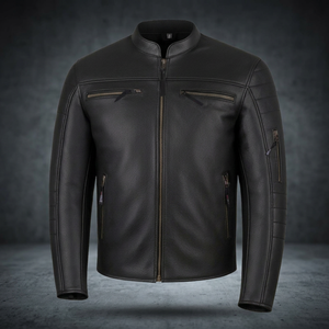 Chaqueta de Motocicleta Unisex de Cuero de Búfalo Natural, Transpirable, de Secado Rápido, con Ventilación, para Motociclistas, Personalizada, para Carreras - Product Image 2