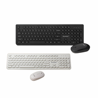 Bilgisayar aksesuarları özelleştirme klavye Mouse Combos ince taşınabilir kablosuz klavye ve PC faresi dizüstü