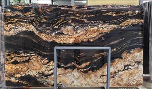 Đánh bóng Magma đen vàng <span class=keywords><strong>Granite</strong></span> nhà bếp Countertop với trang trí Đen <span class=keywords><strong>Granite</strong></span> phiến đá cẩm thạch cho nhà bếp - Product Image 2