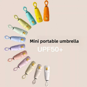 <span class=keywords><strong>Parapluie</strong></span> manuel classique portable 5 plis, baleines renforcées en fibre de verre, <span class=keywords><strong>petite</strong></span> <span class=keywords><strong>taille</strong></span>, grande protection UV50+, résistant au soleil et à la pluie, logo personnalisé - Product Image 6