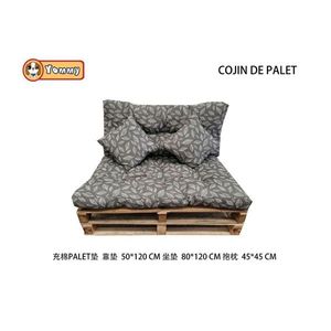 Tappetino per Cani Moderno in Morbido Cotone Imbottito da 10CM - Cuscino a Forma di Pallet con Motivo Vegetale - Product Image 3