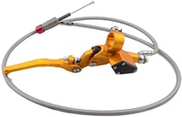 GOOFIT Levier d'embrayage hydraulique 1200 mm, maître-cylindre, réservoir de liquide, levier pour moto tout-terrain, moto de cross, quad