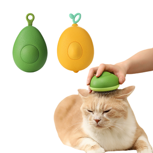 مشط مدلك على شكل قطة مشط إبرة يمكن تعليقه للحفاظ على درجة الامتصاص الجاف والرطب - Product Image 1